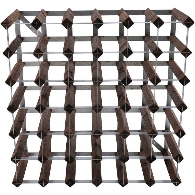 Vinreol Saml-Selv Mørk Eg 42 flasker 