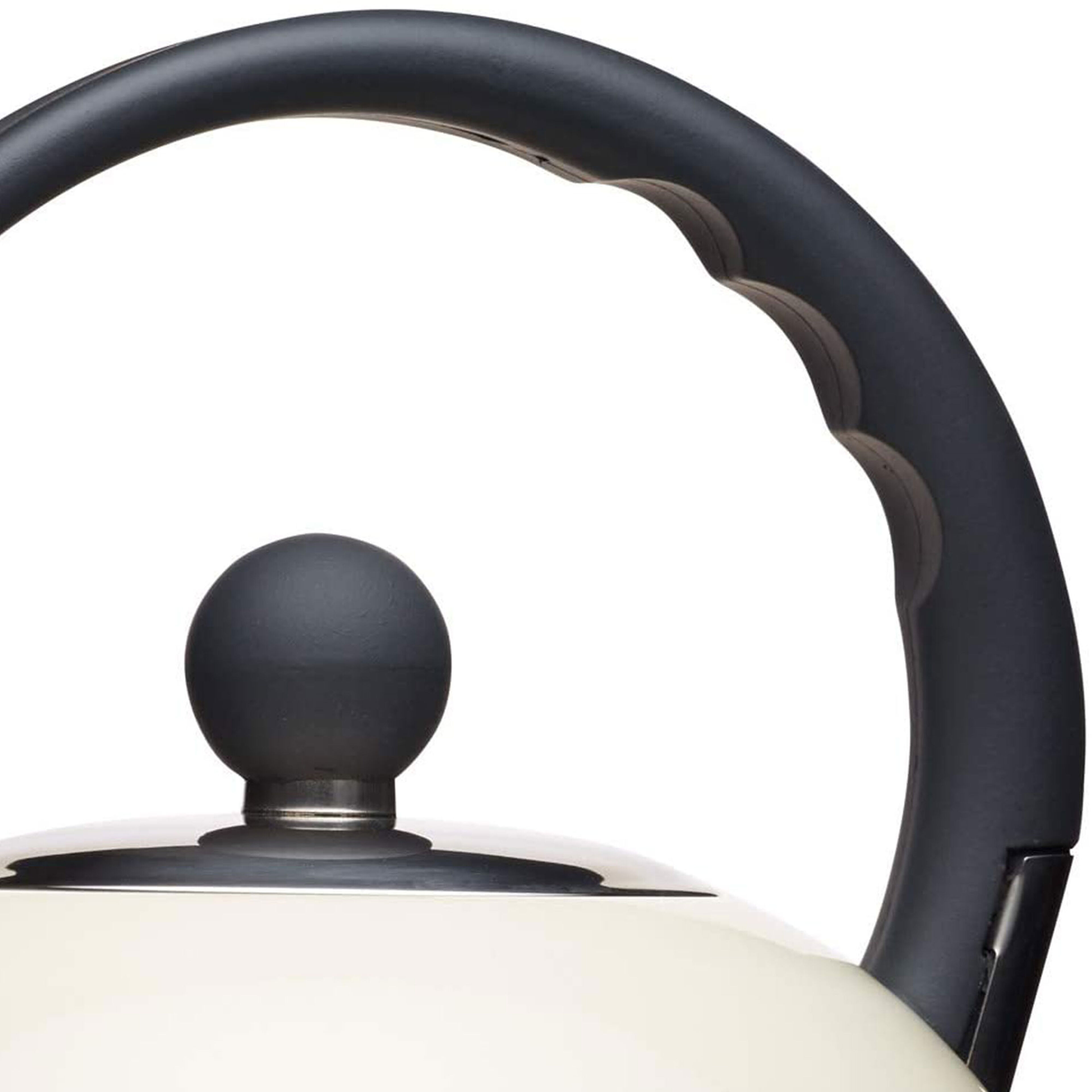 Vattenkittel med vissla 1,4 liter Beige