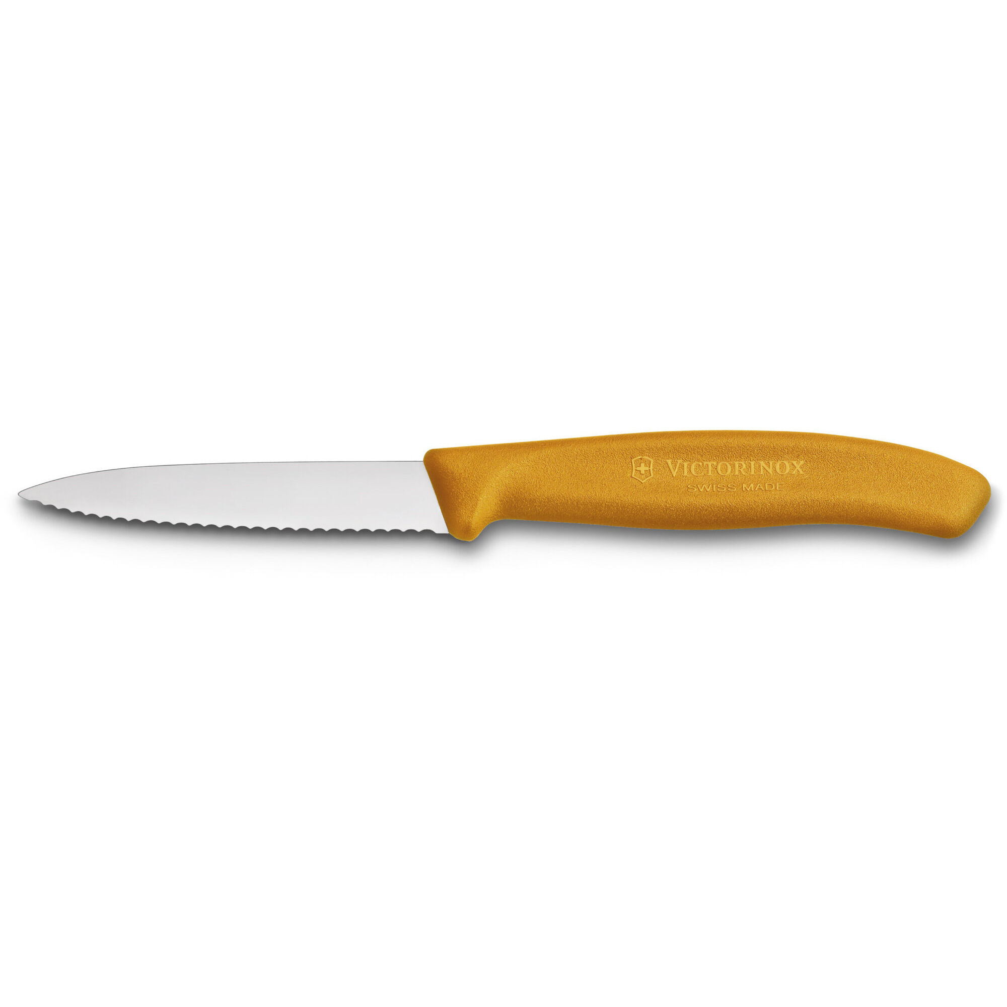 Victorinox Swiss Classic grønnsaks- og skrellekniv tagget 8 cm Oransje