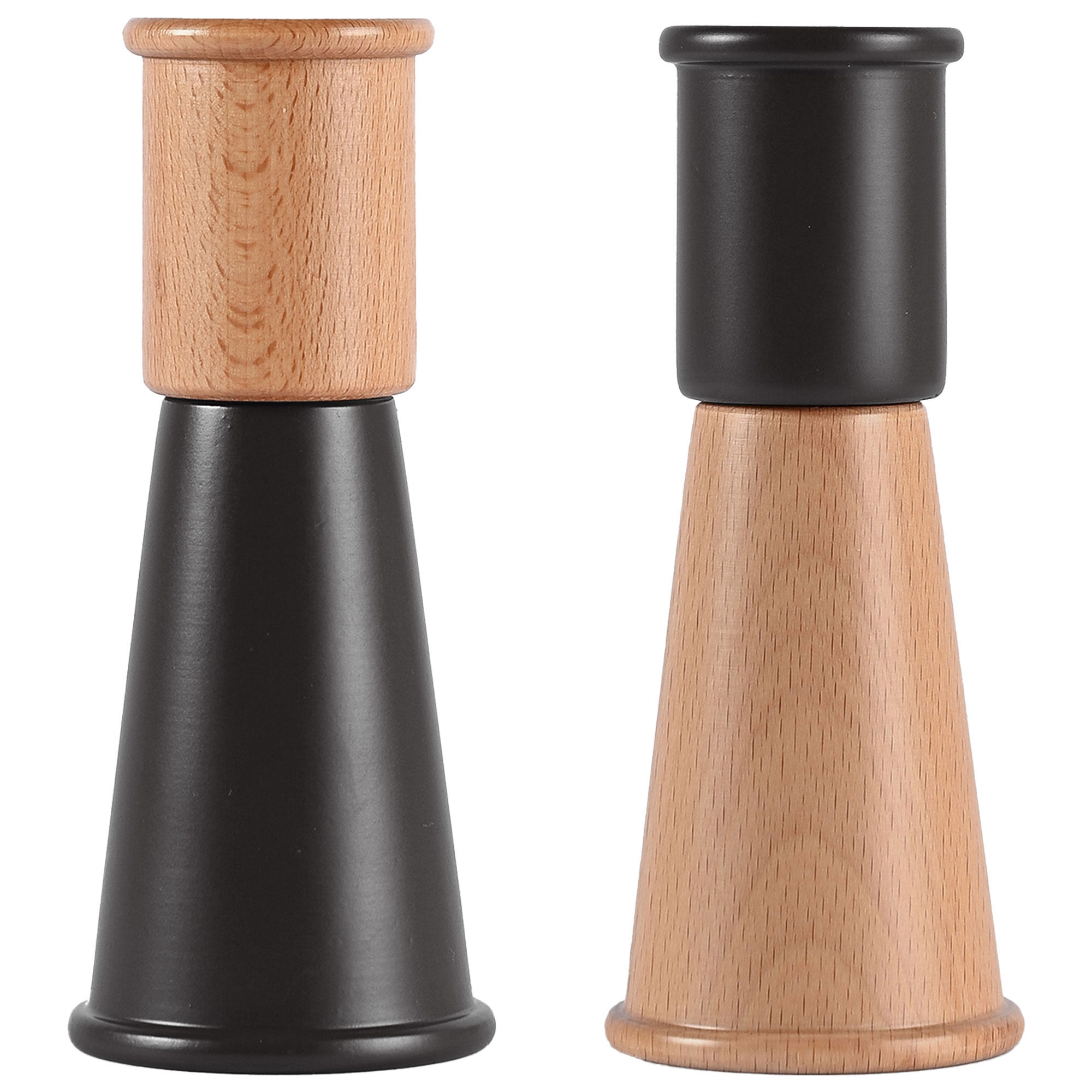 Sagaform Gurken salt- og pepperkvern small 2 stk, svart