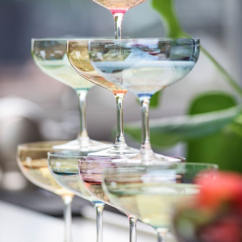 Happy cocktaillasi 28 cl, keltainen