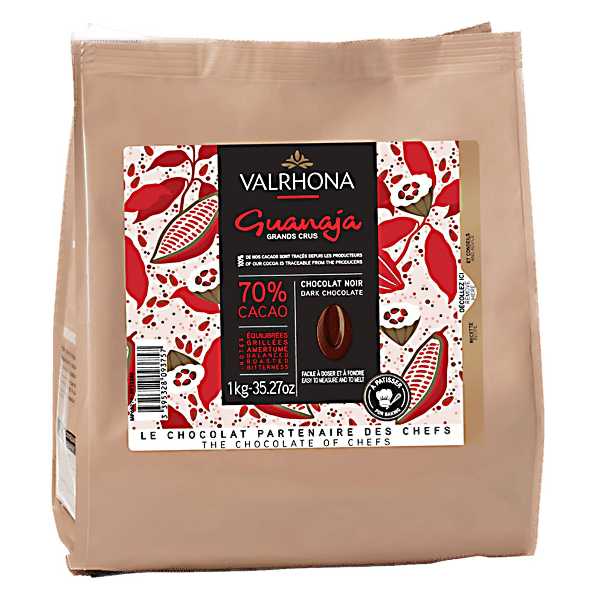 Guanaja 70% mørk chokolade, 1 kg