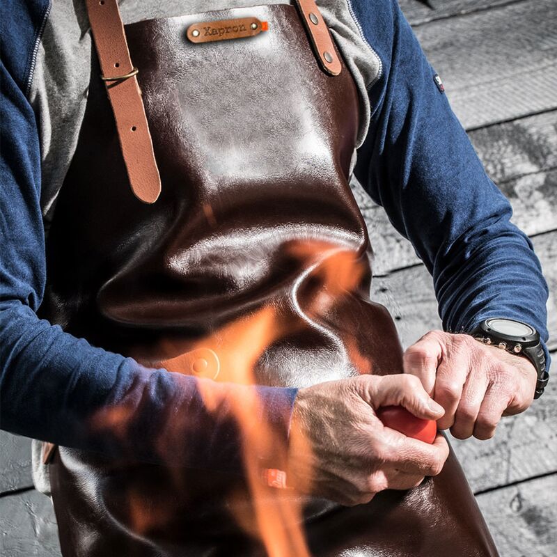 Utah förkläde i choco, XL