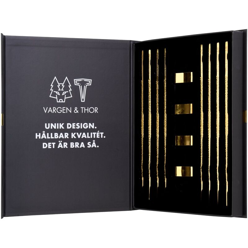 ätpinnar 4 par, mässing