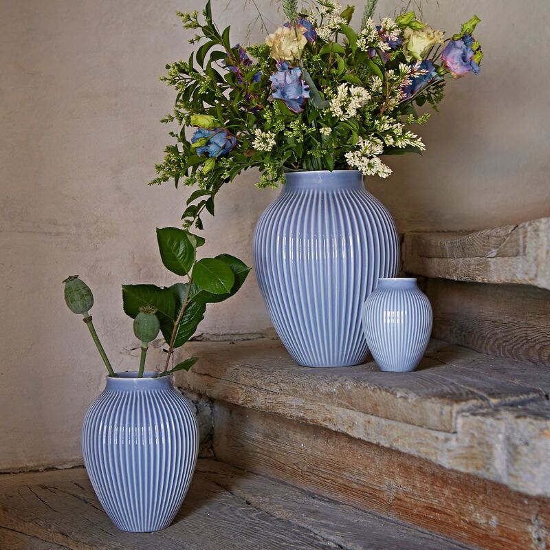 Ripple vase 20 cm, lavender