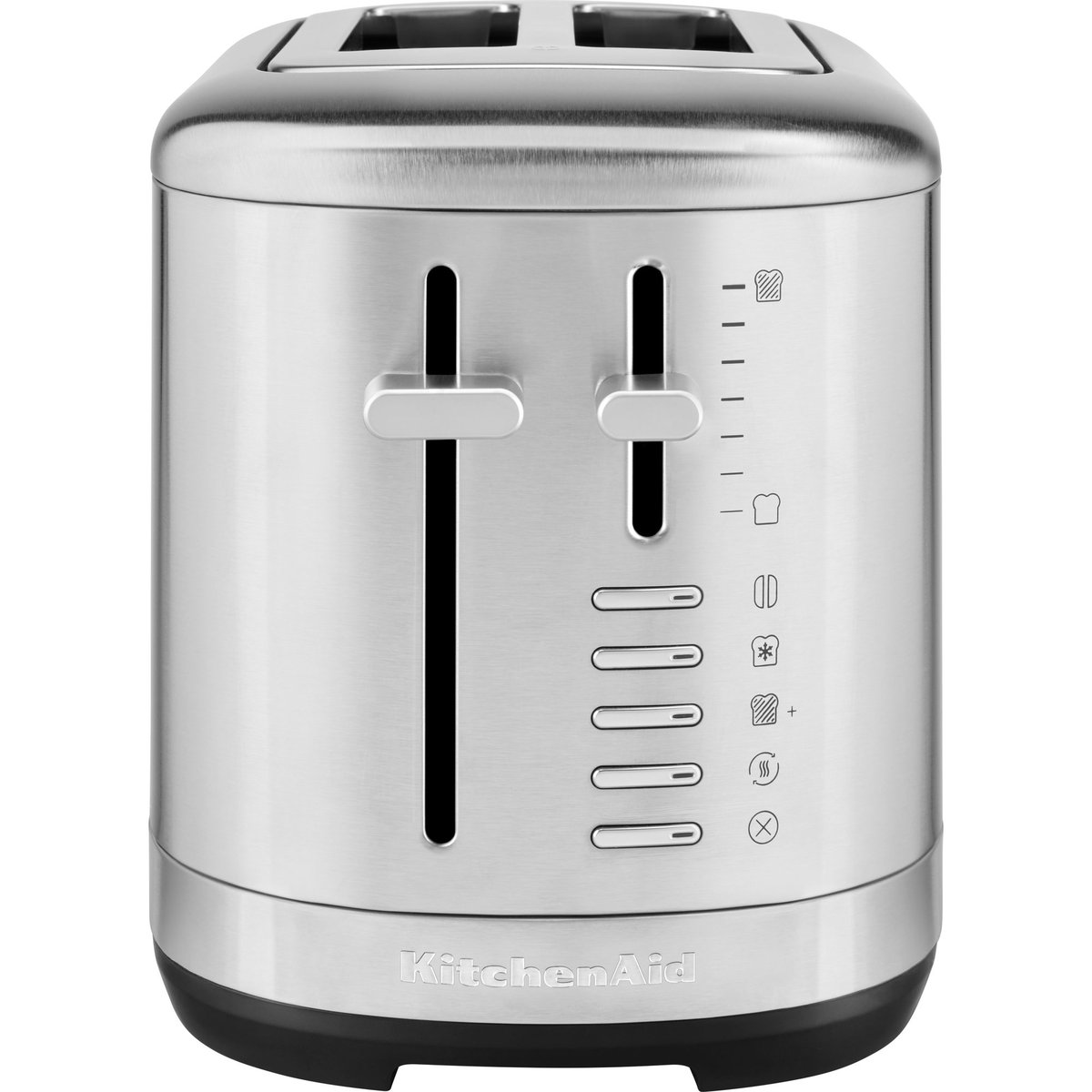 Brødrister 2 skiver, stainless steel