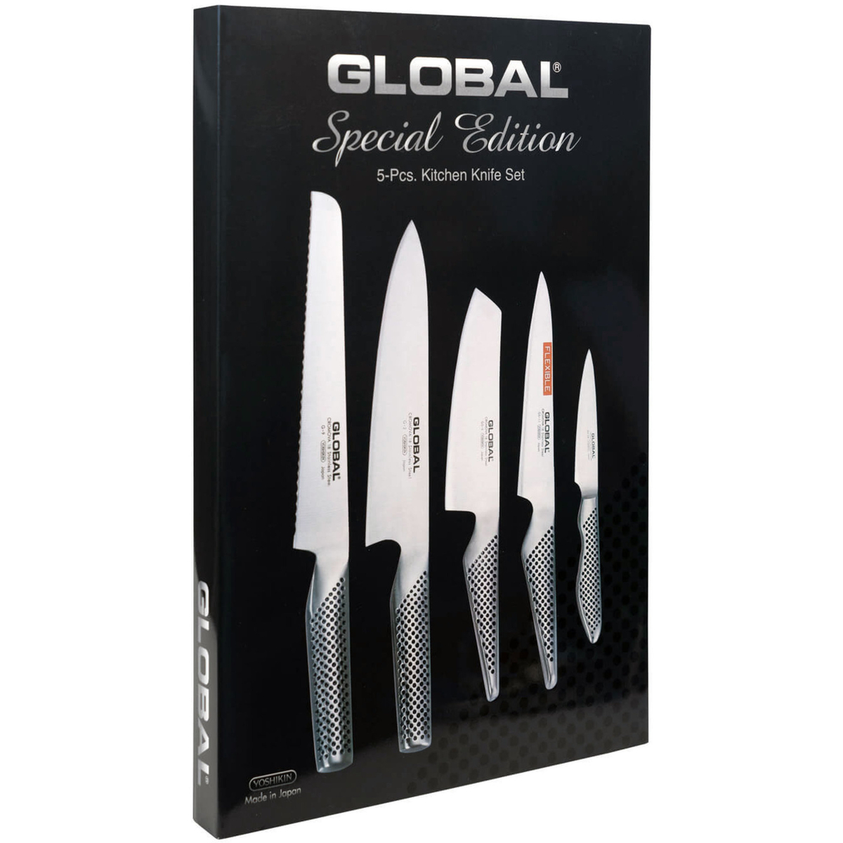 Knivsæt med 5 knive