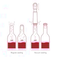 Wine Saver Loop vinpump, sand
