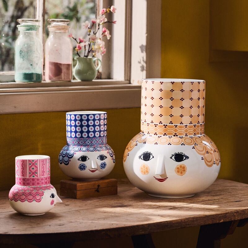 Olga maljakko 20 cm, sininen