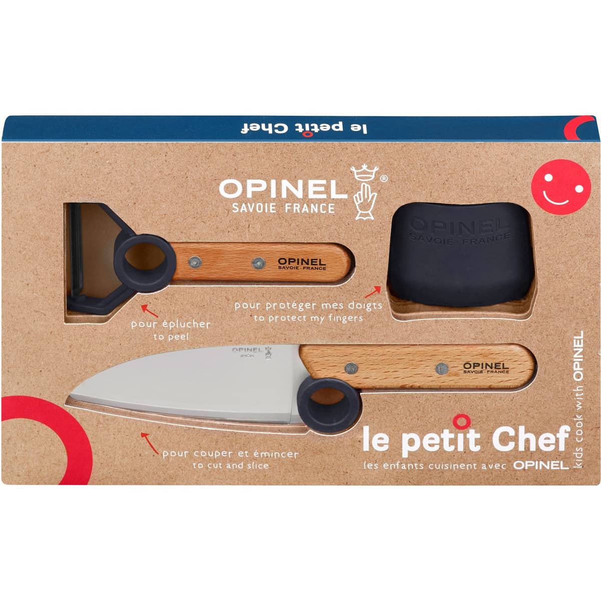 Le Petit Chef børnesæt 3 dele, blå
