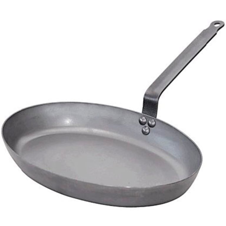 CARBONE PLUS Oval Stekepanne/Fiskepanne