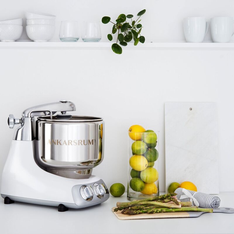 AKM 6230 köksmaskin med glassmaskin, mineral white