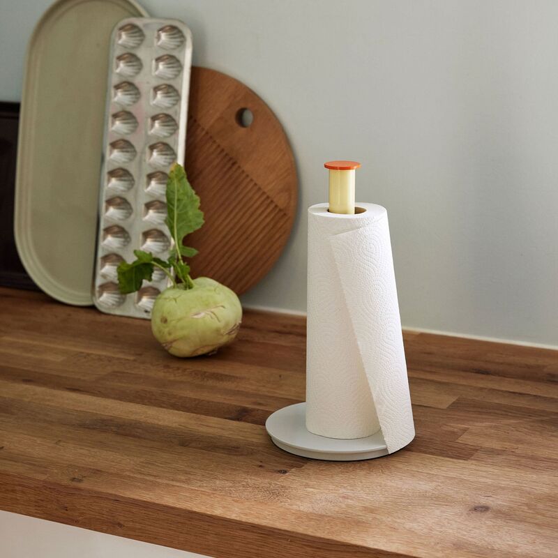 Play hushållspappershållare, grå/gul