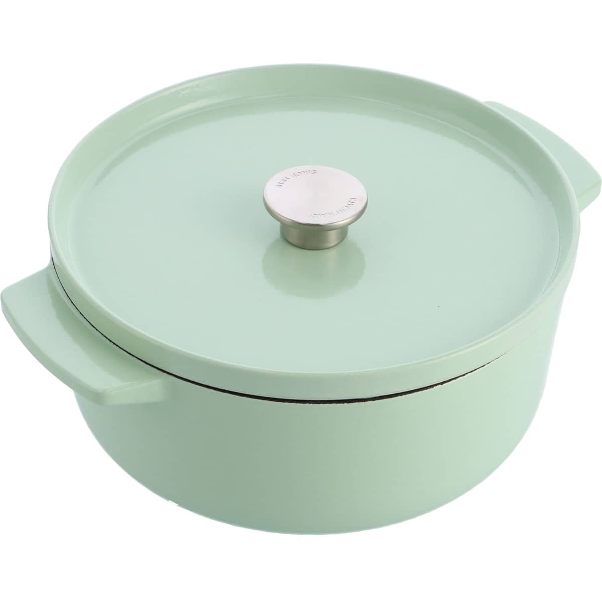 Støpejernsgryte 26 cm/5,2 liter, pistachio