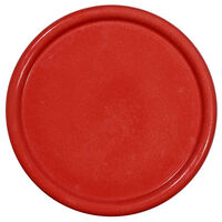 Porto kagefad 26,5x11 cm, rød/beige