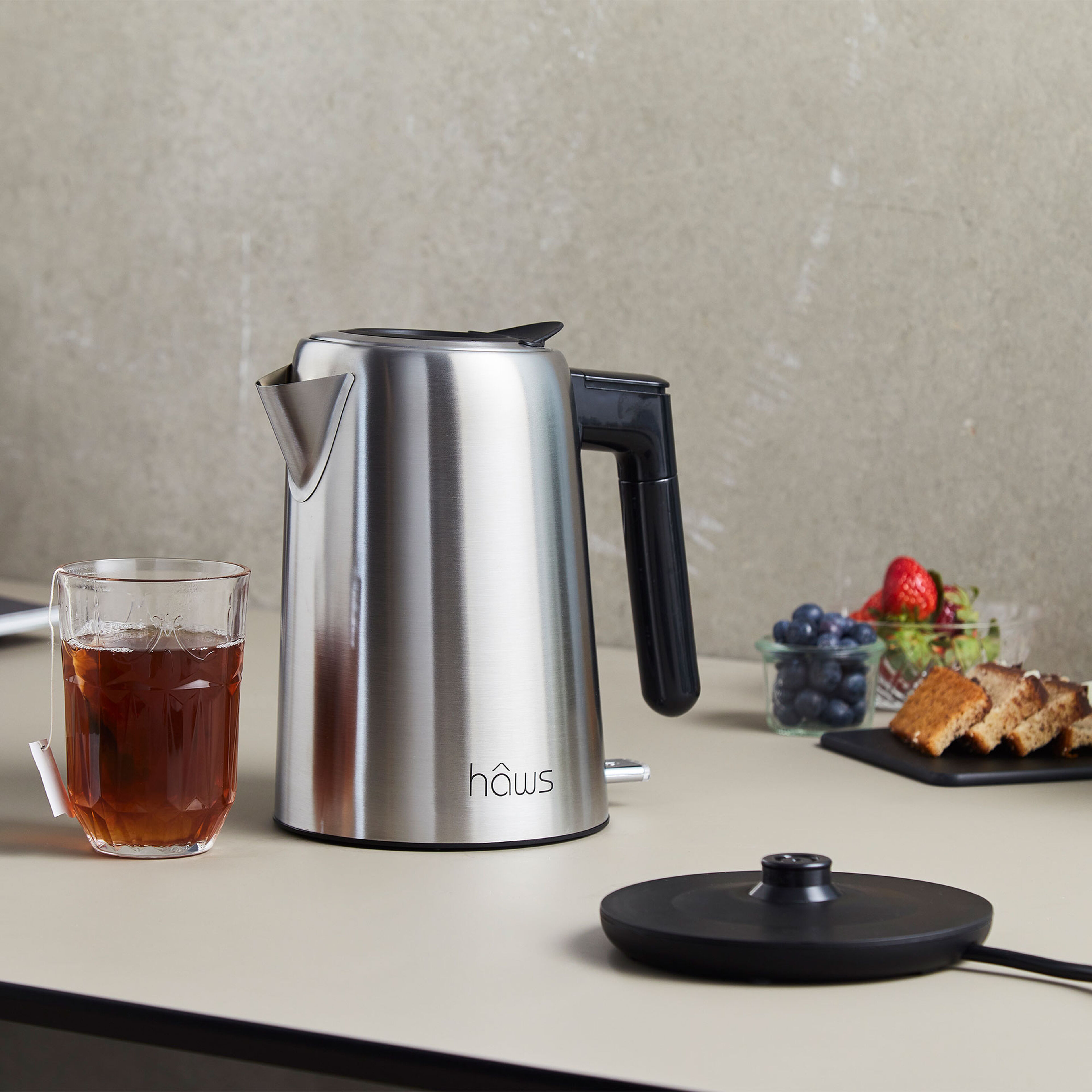 Vattenkokare, 1,7 liter, rostfritt stål