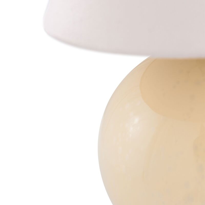 Iris portabel bordslampa, creme