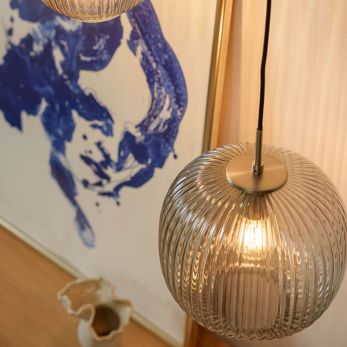 Vibra taklampe 26 cm, smoke