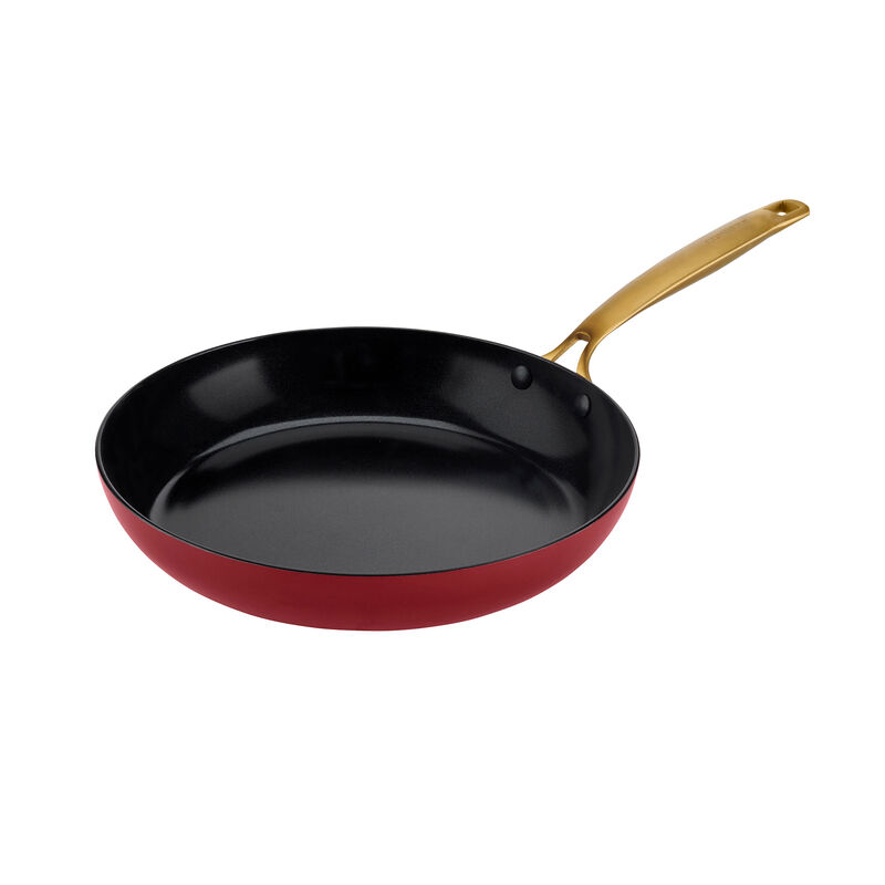 Combekk Stegepande- og kasserollesæt 10 dele, bordeaux