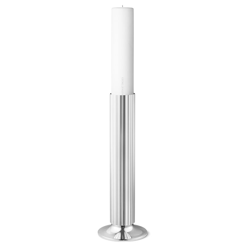 Bernadotte gulvlysestage 40 cm, rustfrit stål