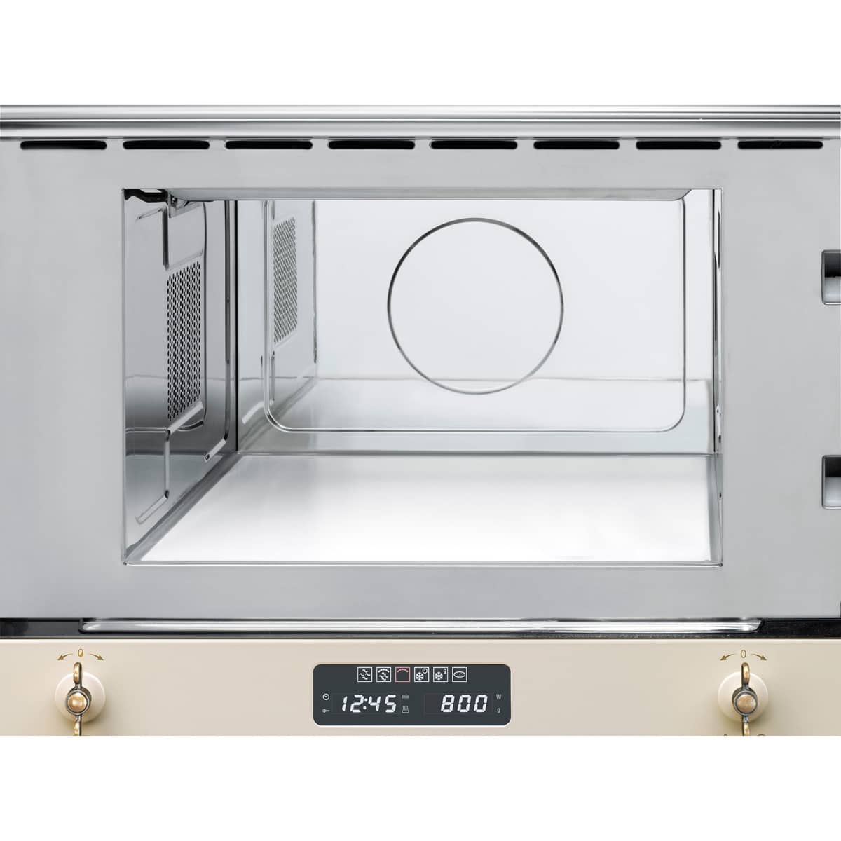 MP822PO integrerad mikrovågsugn, creme