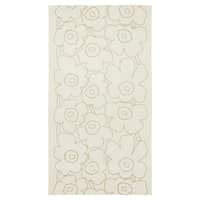 Piirto Unikko pöytäliina 250 x 140 cm, pellava/kulta