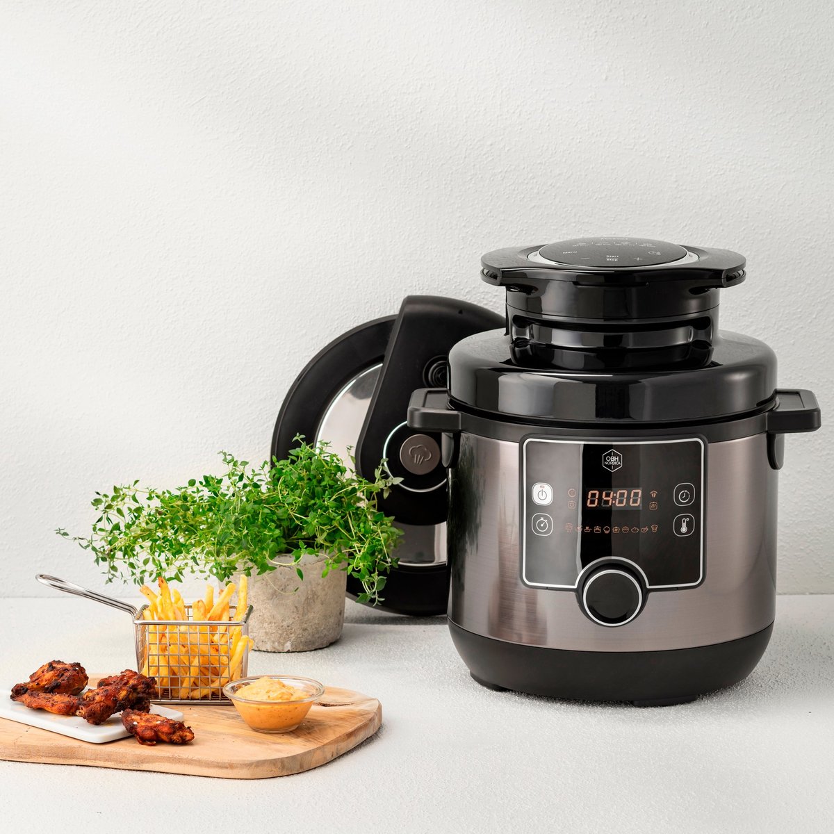 Turbo Cuisine & Fry -monitoimikeitin, 7,5 litraa