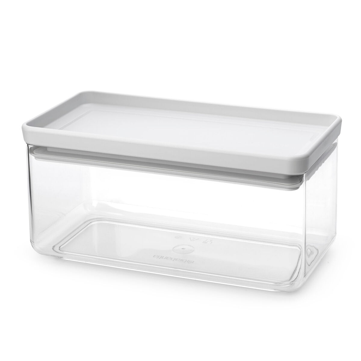 Tasty+ stapelbar förvaringsbehållare 1,5 liter, ljusgrå 