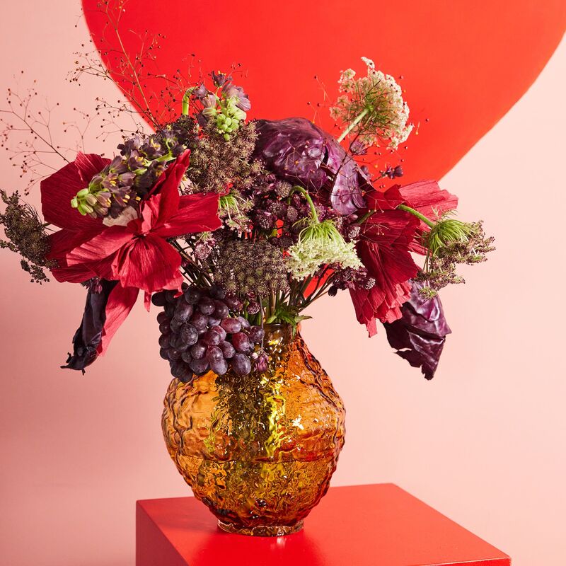 Corallo vase 26 cm medium, lys rav