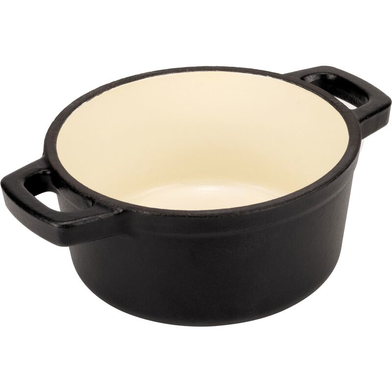 Mini støpejernsgryte 10 cm, 2 stk.