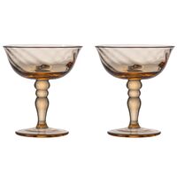 Opacity italiensk skål 15 cl, peach, 2-pack