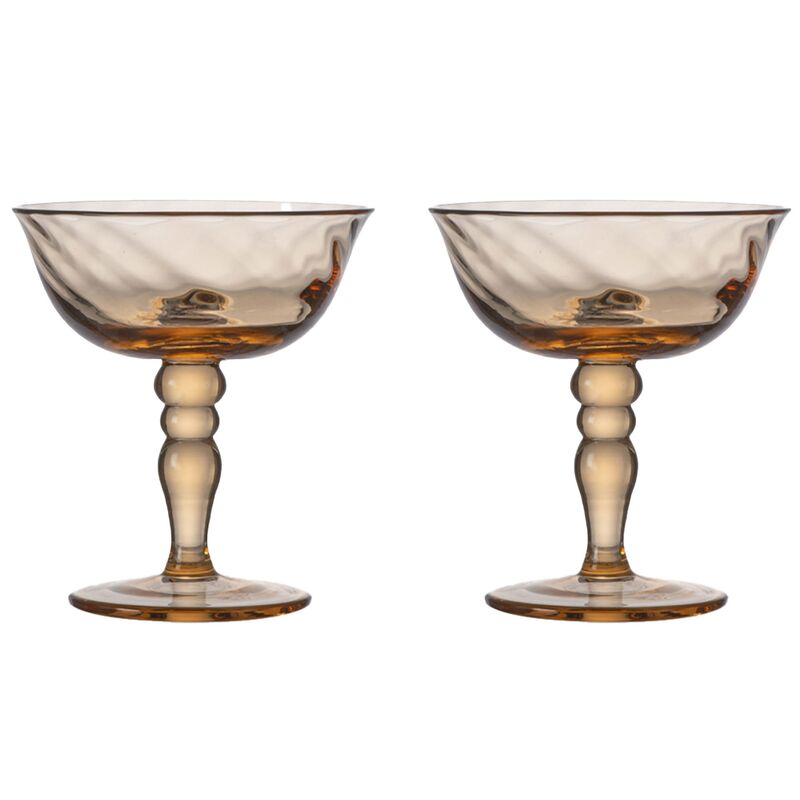 Opacity italialainen samppanjalasi 15 cl 2-pakkaus, persikka