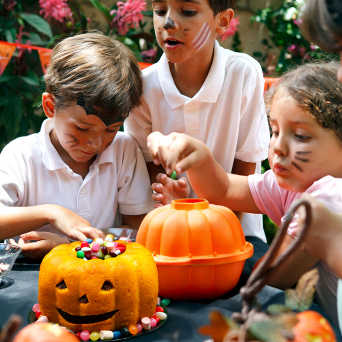 Halloween gresskarkake silikonform