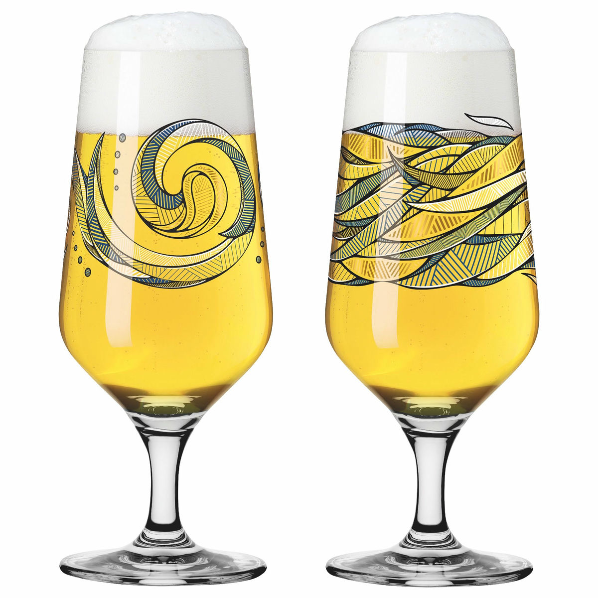 Brauchzeit pilsnerglas, 2 stk, #3&4
