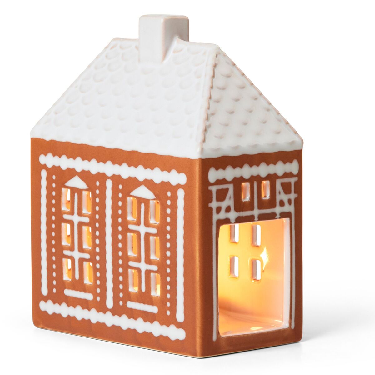 Gingerbread lyshus, medium
