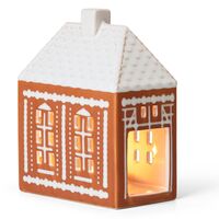Gingerbread lyshus, medium