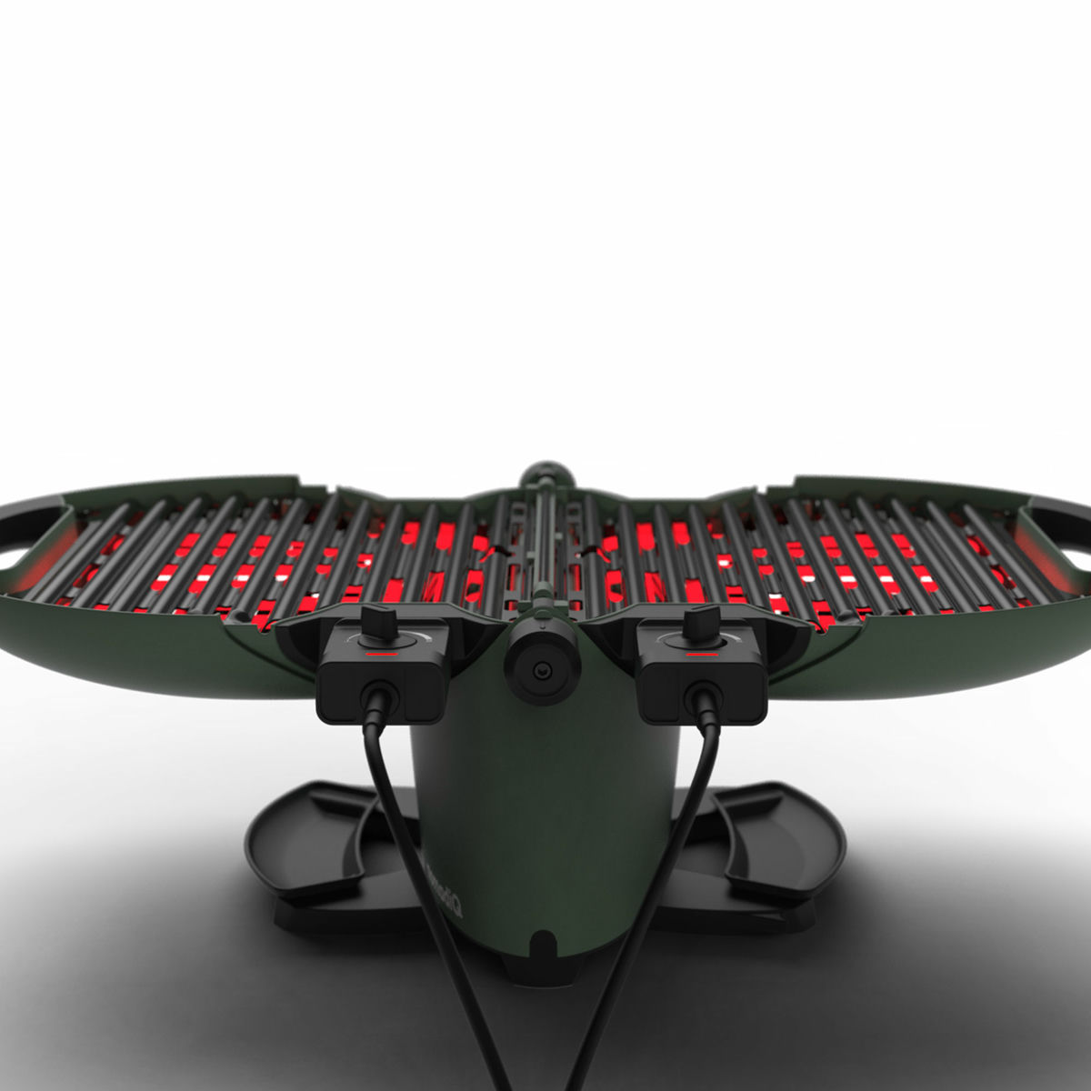 NomadiQ Portabel elgrill E-BBQ, grön