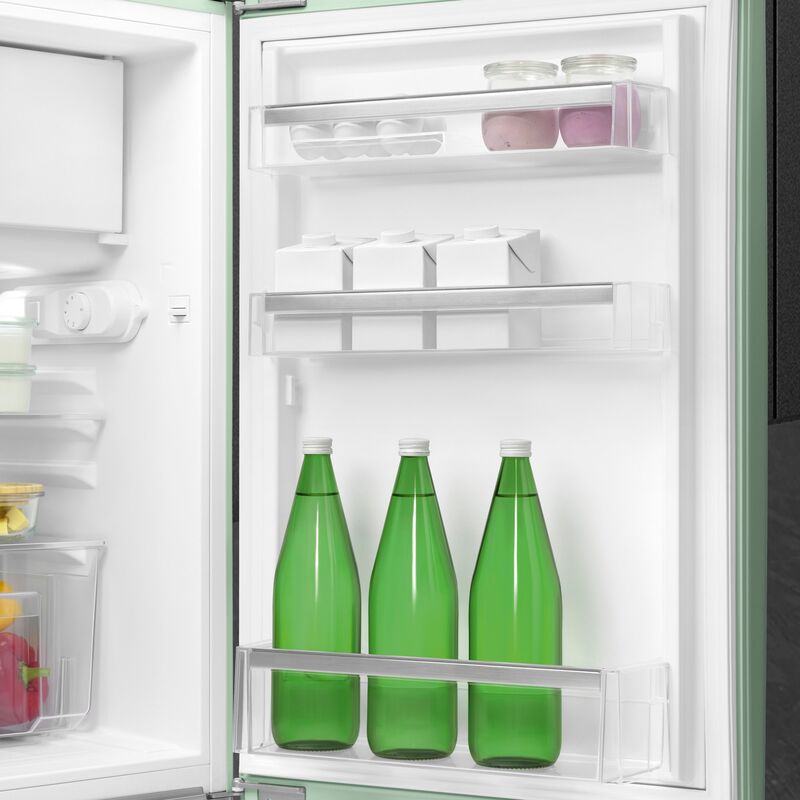 FAB10ROR6 kylskåp med frysfack, pastellgrön