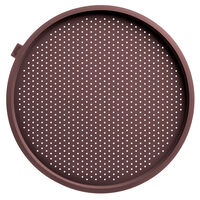 Pyöreä pizza-alusta 36 cm, ruskea