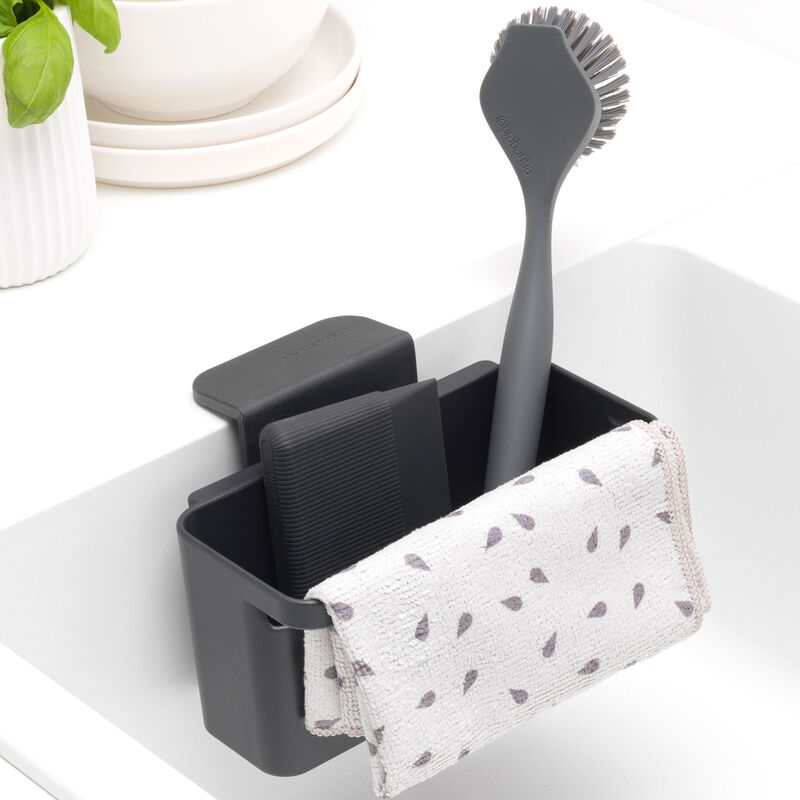 SinkSide hängande diskbänksorganisatör, mörkgrå