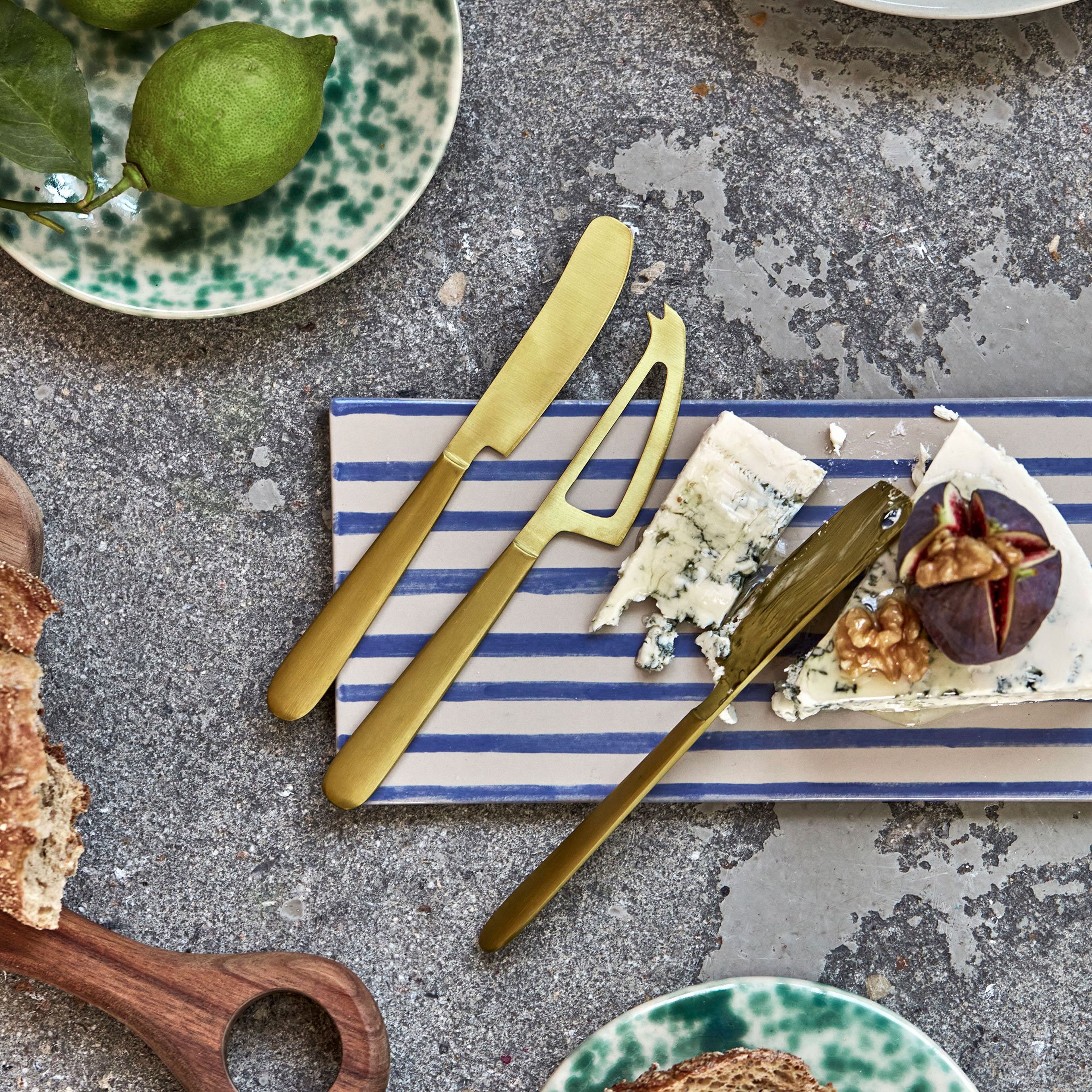 Kultaiset juustoveitset 3 kpl, kultaa