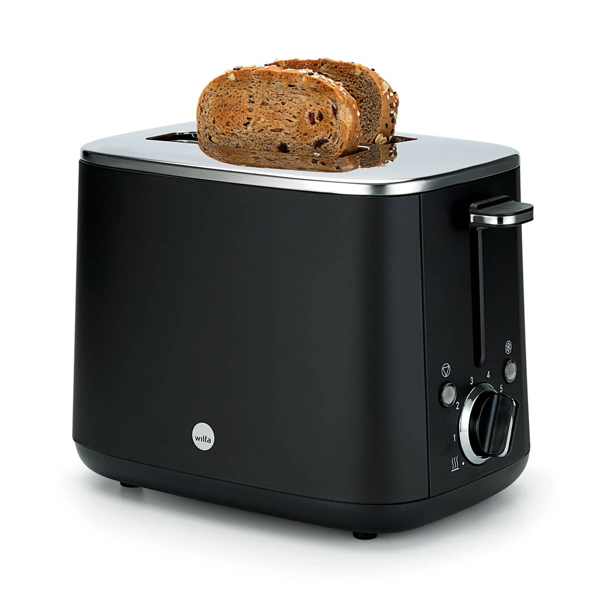TO2B-1000 brødrister, sort