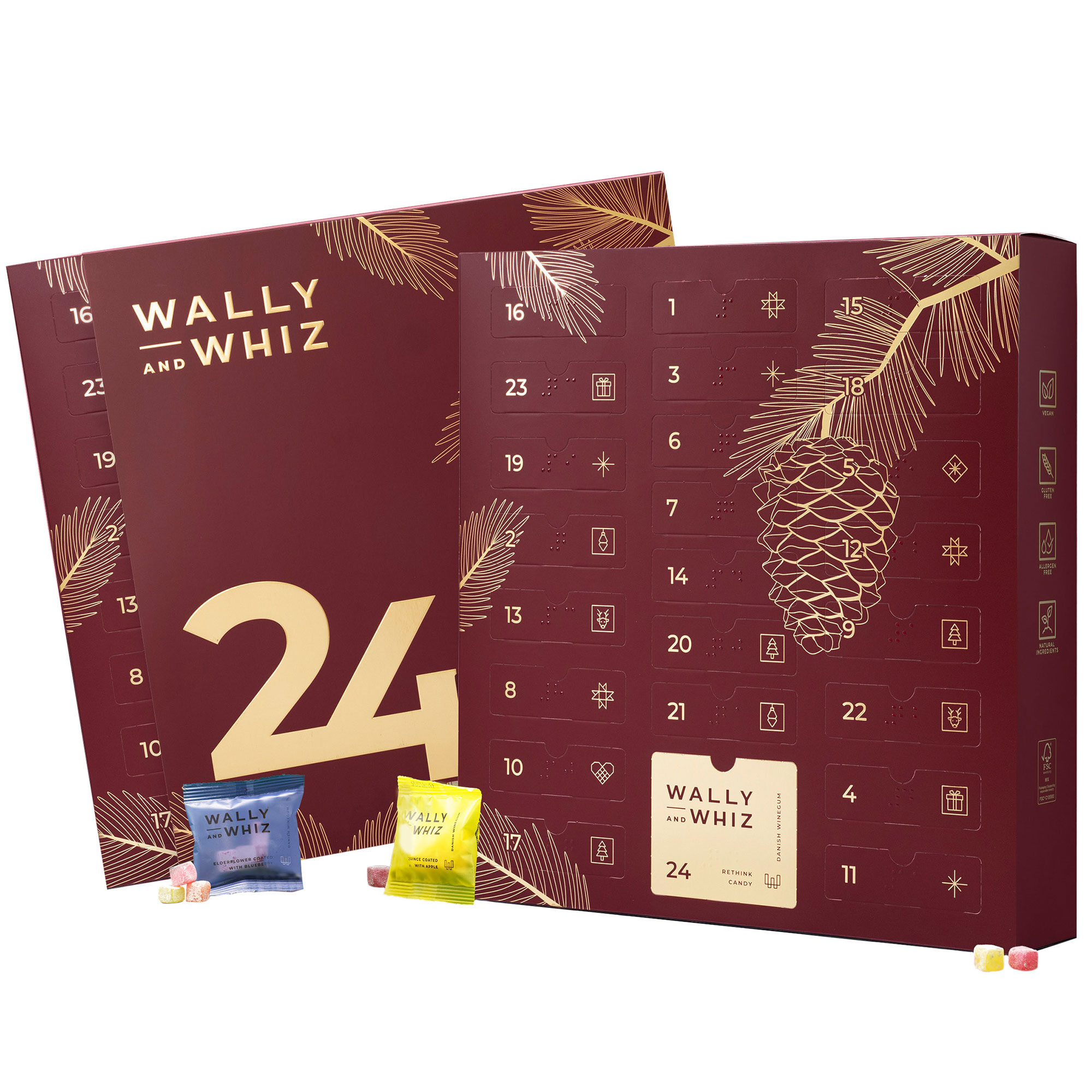 Wally and Whiz Julekalender 2025, rød