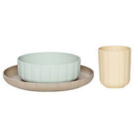 OYOY Mini Pullo barnservis 2-delar, mint/taupe 