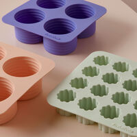 Kosta Boda Viva jääpalamuotti 4 kpl, vaaleanpunainen