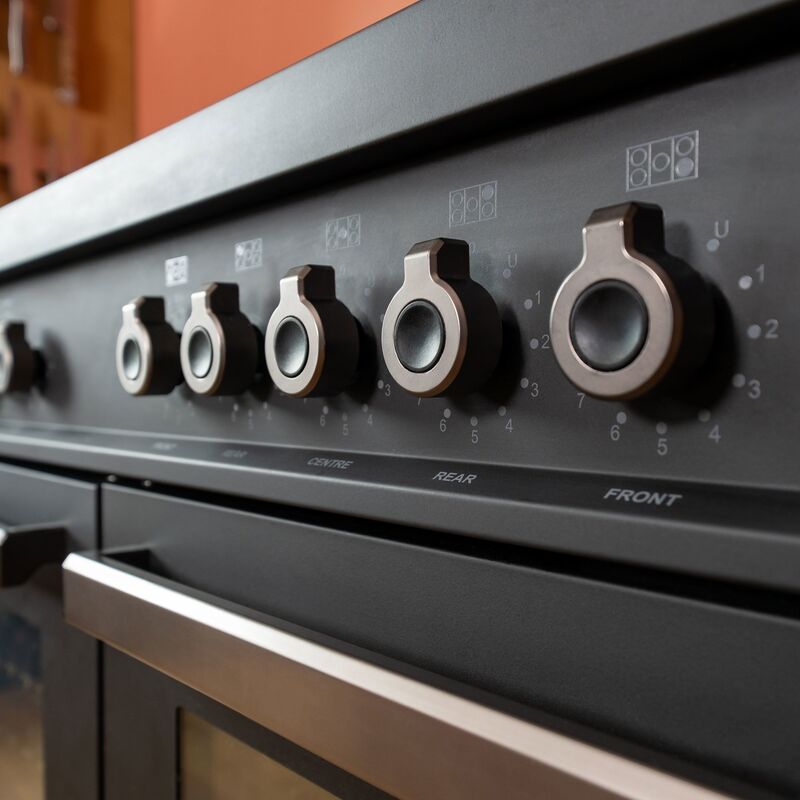 PRO105I2ECAT Professional induktionskomfur med dobbeltovn, 100 cm, sort