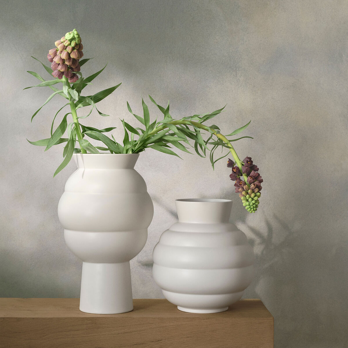 Knabstrup Tortus Archie Vas 26,5 cm, vit 