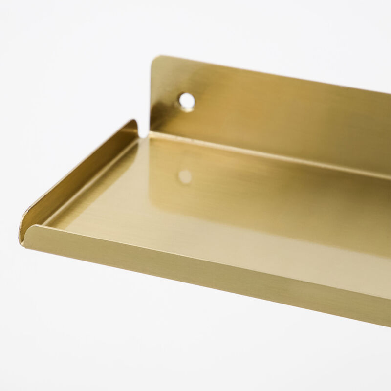 Ledge Seinähylly 80 cm, messinki