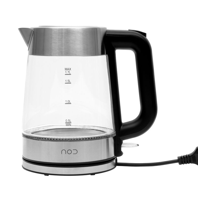 Elkedel i glas 1,7 liter