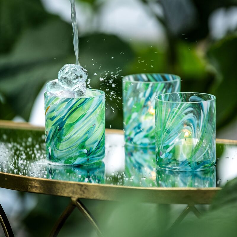 Swirl drikkeglass 35 cl, grønn